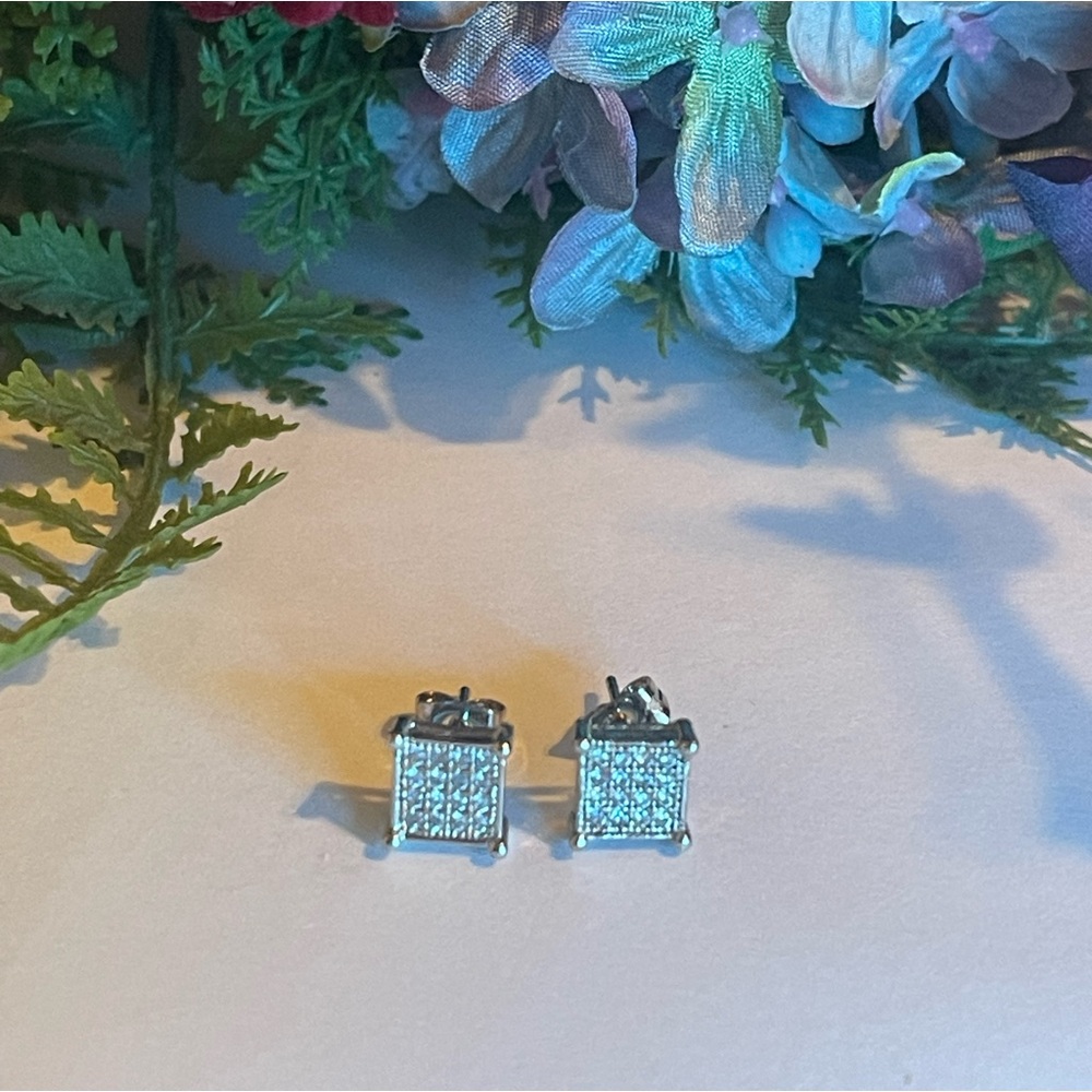 Womens Fashion Earrings, stainless steel color silver‎